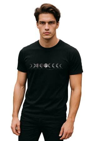 Camiseta Masculina Woor Lua e Ciclos Linhas