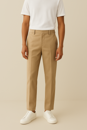 Calça Masculina Wide Leg Sarja